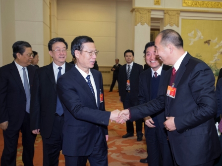 张全收董事长受到原中共中央政治局常委国务院副总理张高丽亲切接见