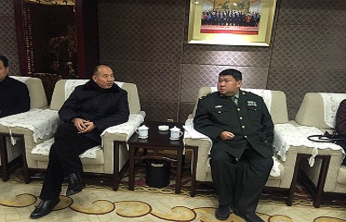 张全收董事长与毛泽东孙子毛新宇合影