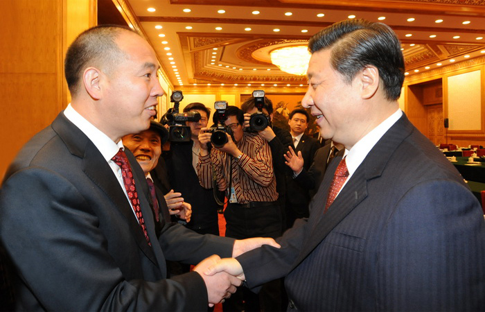中共中央总书记、国家主席、中央军委主席习近平亲切接见张全收董事长