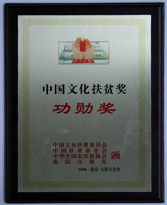 中国文化扶贫奖